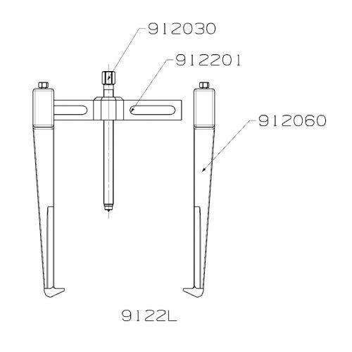 EXTRACTOR FORZA SERIE 9100 DE 2 PATAS